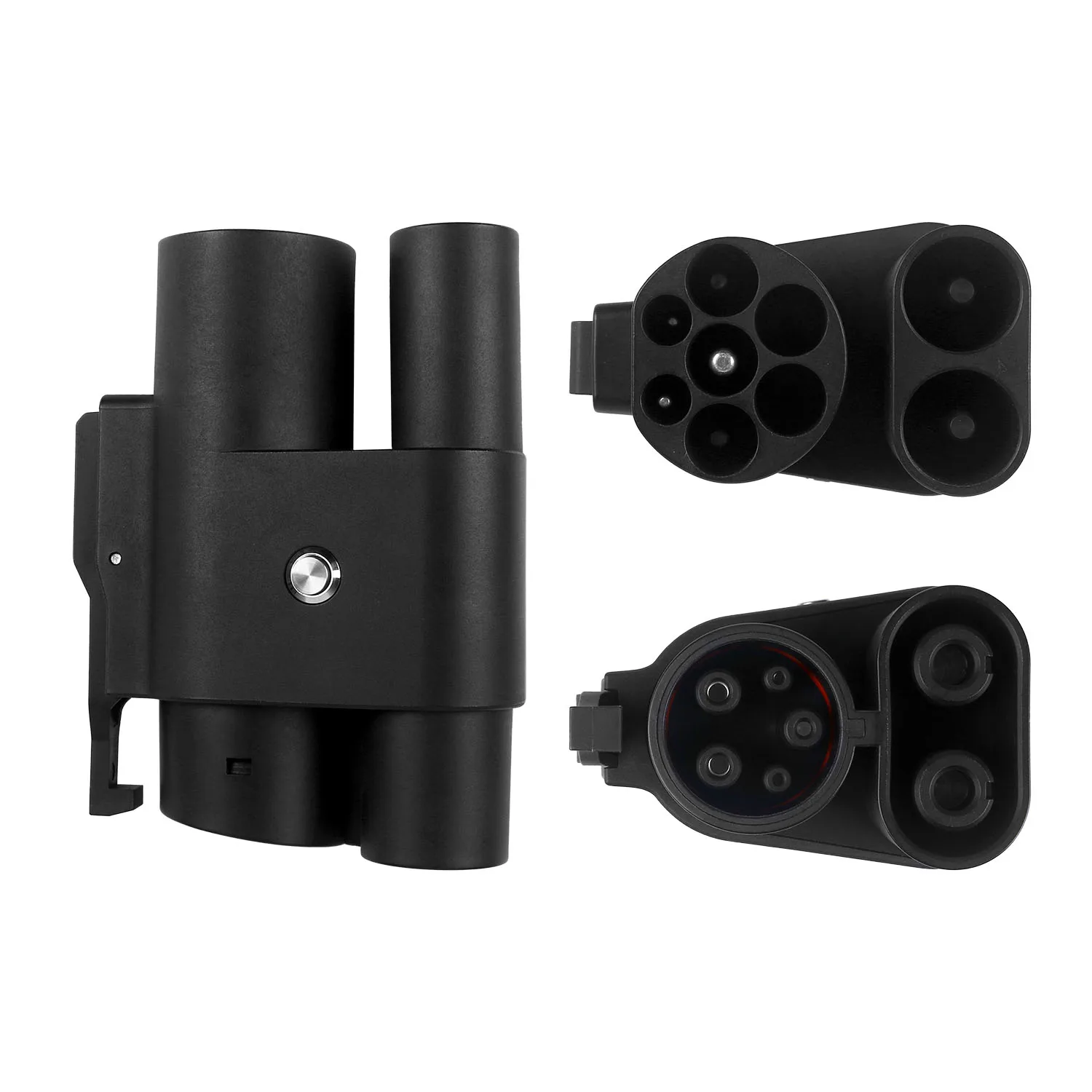 

CCS2 to CCS1 DC Fast Charging Adapter, 250A Electric Vehicle Charger Converter, Use European CCS2 Charger on CCS1 EV