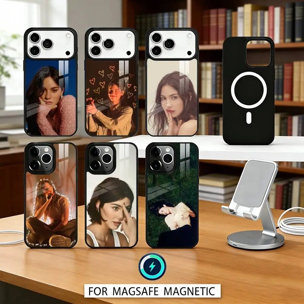 

G-Gracie A-Abrams Phone Case For iPhone 17,16,15,14,13,12,Pro,Max For Magsafe Magnetic Wireless Charging