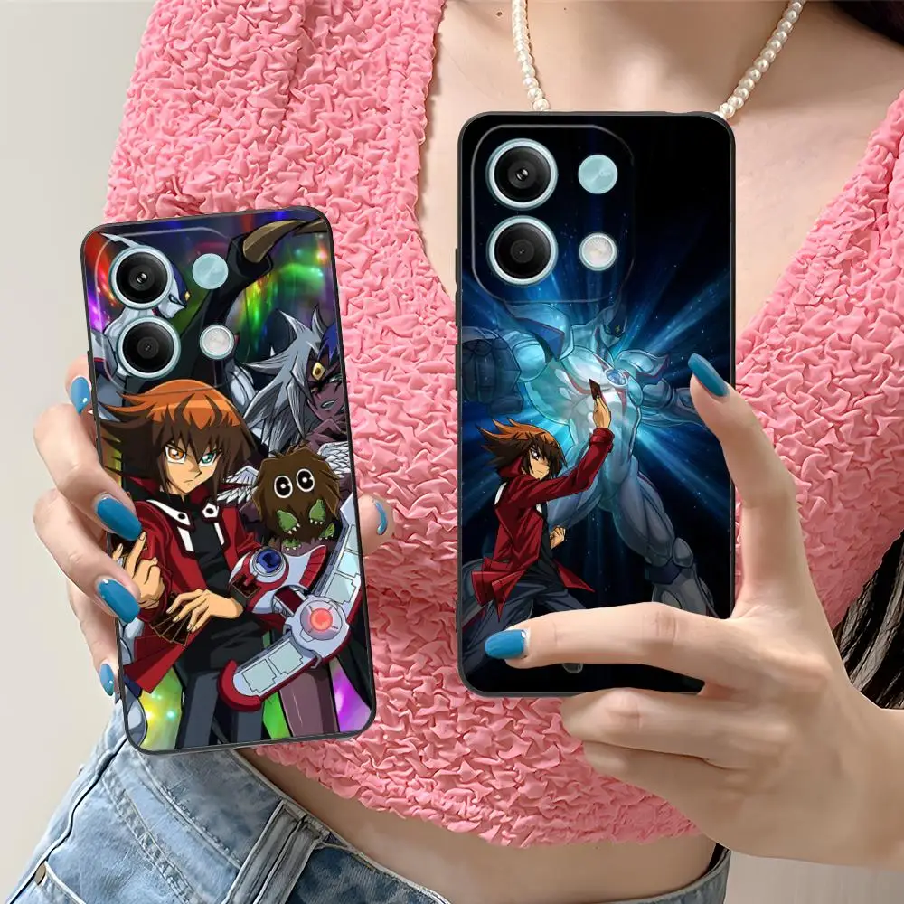 

Чехол для мобильного телефона Yugioh Jaden Yuki для Xiaomi Redmi Note 14 13 12 11 S Pro Plus 4G 5G с цветным принтом, роскошный красивый чехол