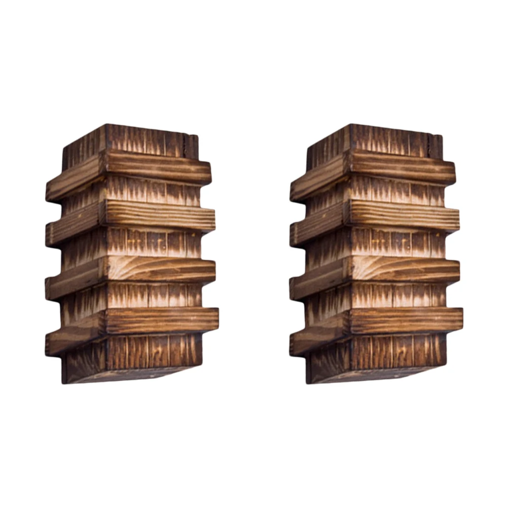 

2Pcs Box Triple Locking Hidden Drawer in Wood Design Safe Keep Valuables Kids Educational Thinking Training Game