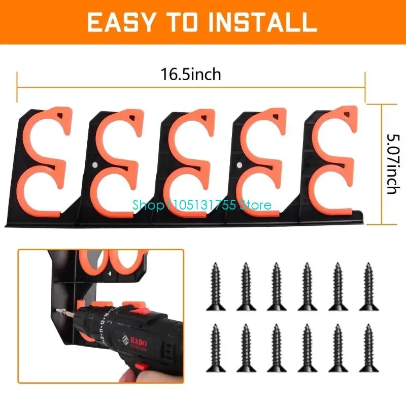 يتضمن حامل معدات الصيد في جدح الحائط وسادة لطيفة لوقف الأضرار