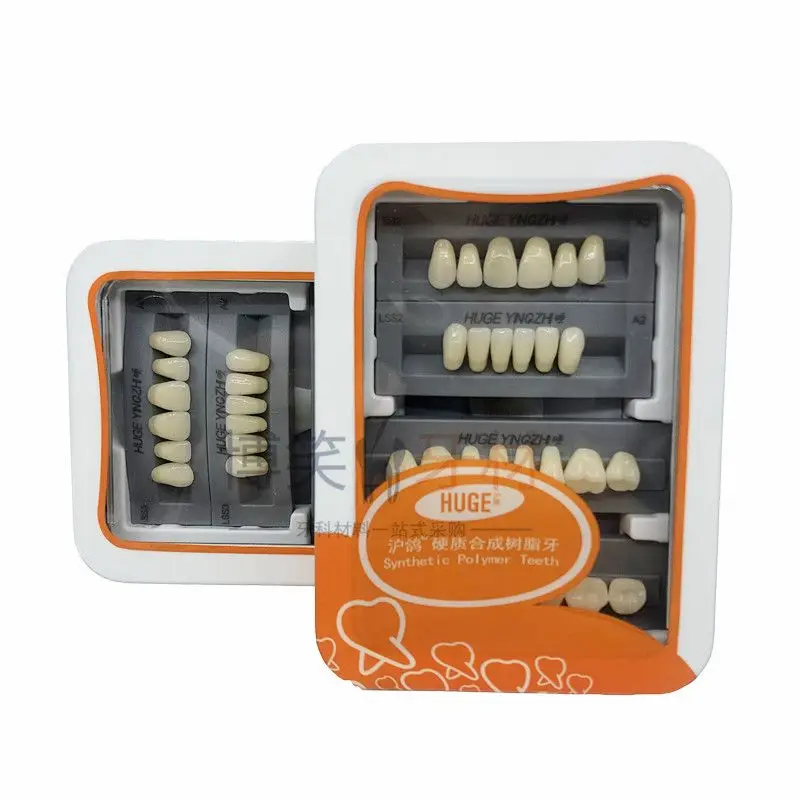 

Dental Materials Hard Synthetic Resin Tooth S M L Dental Plastic Steel Teeth Luxurious and Comfortable Full Dentures