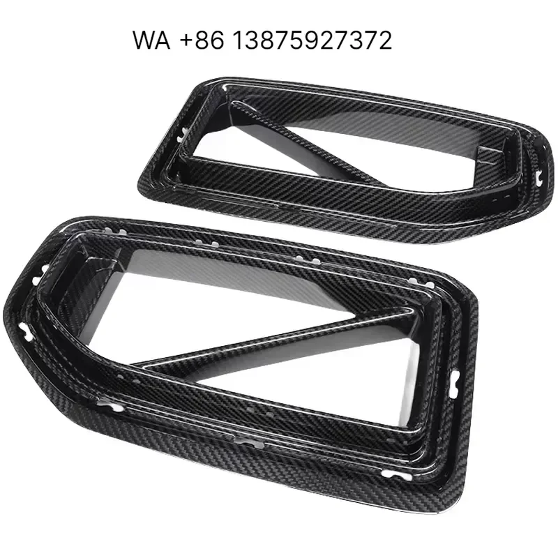 Wmwmnu Carbon Fiber Front Bumper Grille Cover Center Air Intake Duct Vent for M2 G87 2018 New 100 Percent Fitment