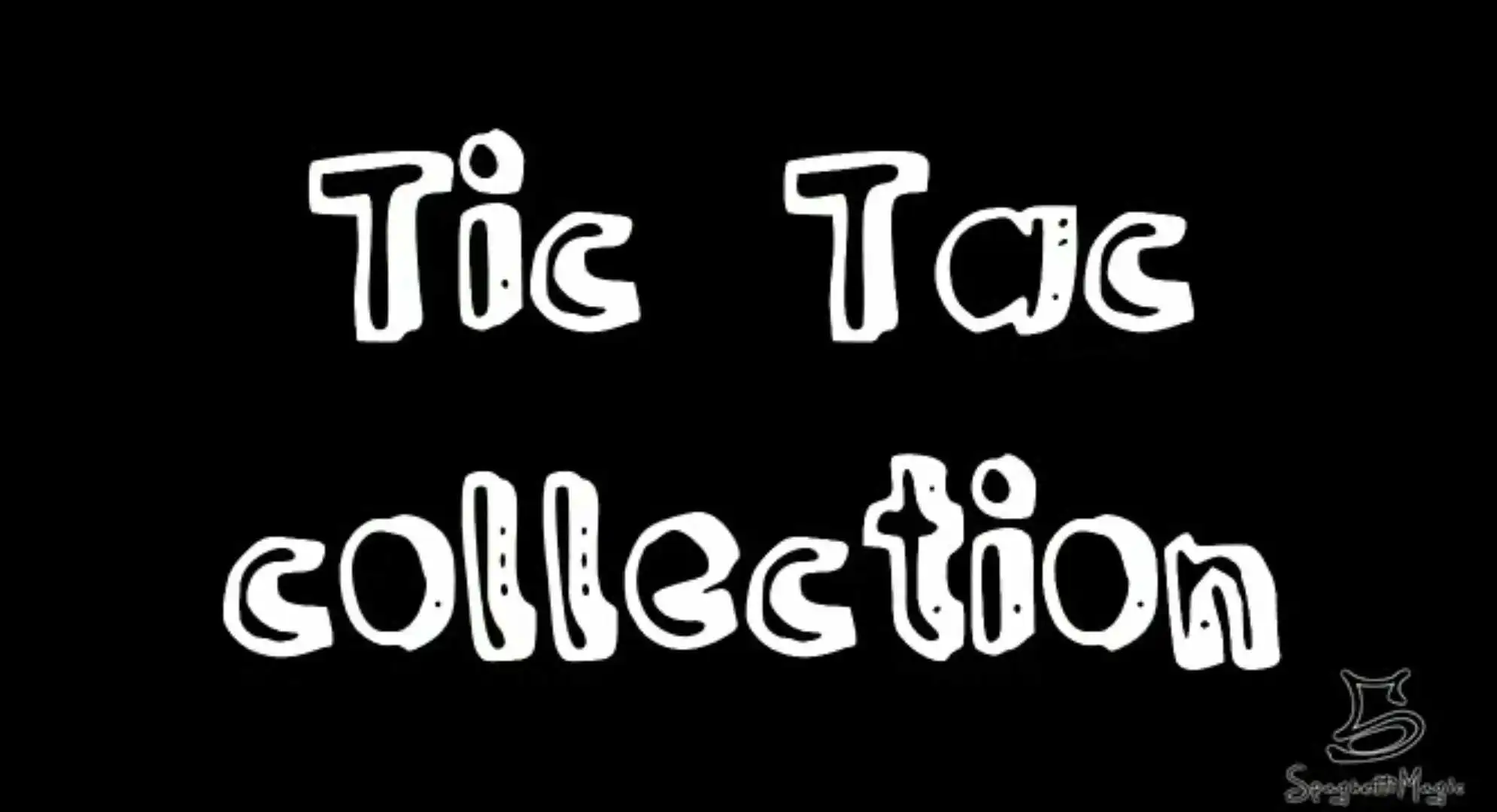 Tic Tac Collection by SpaghettiMagic  , Magic tricks