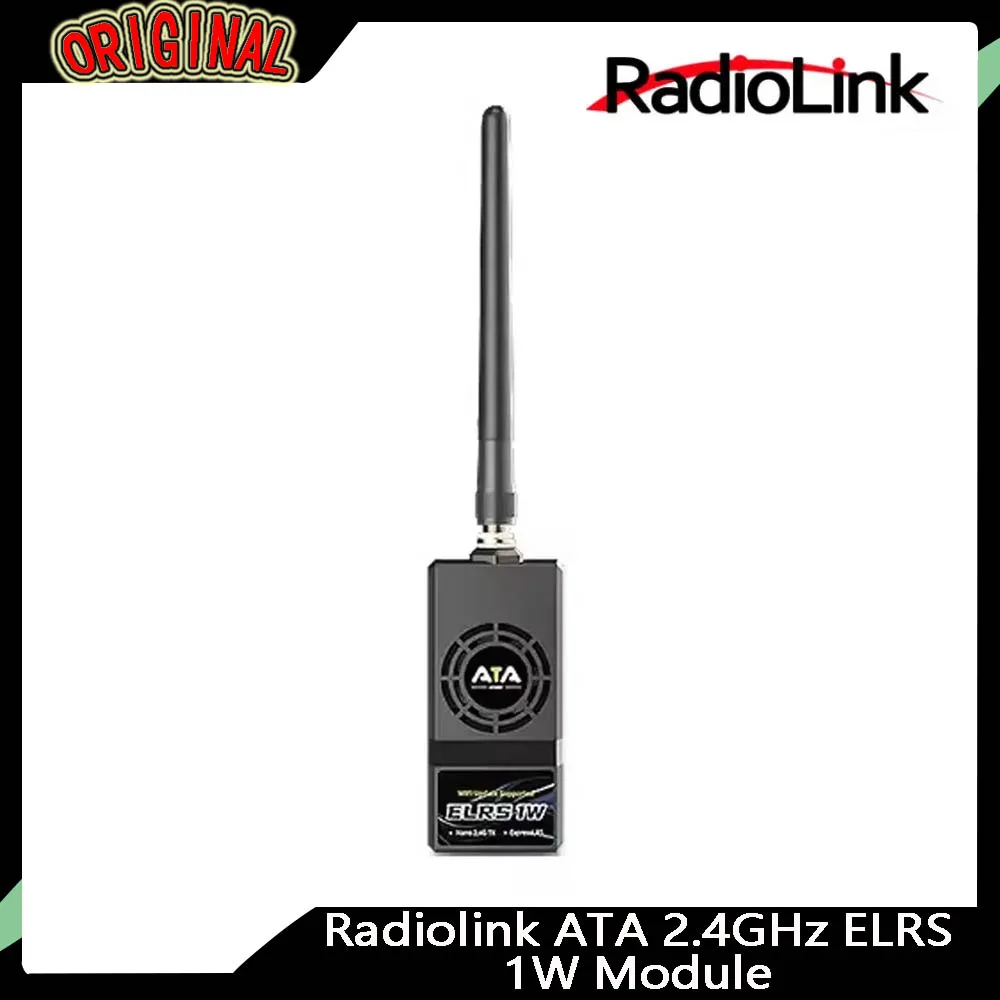 

Модуль передатчика Radiolink ATA 2.4G ELRS, 1 Вт, высокая мощность, большой радиус действия, низкая задержка, мульти-RC, совместимость для RC FPV Drones Racers