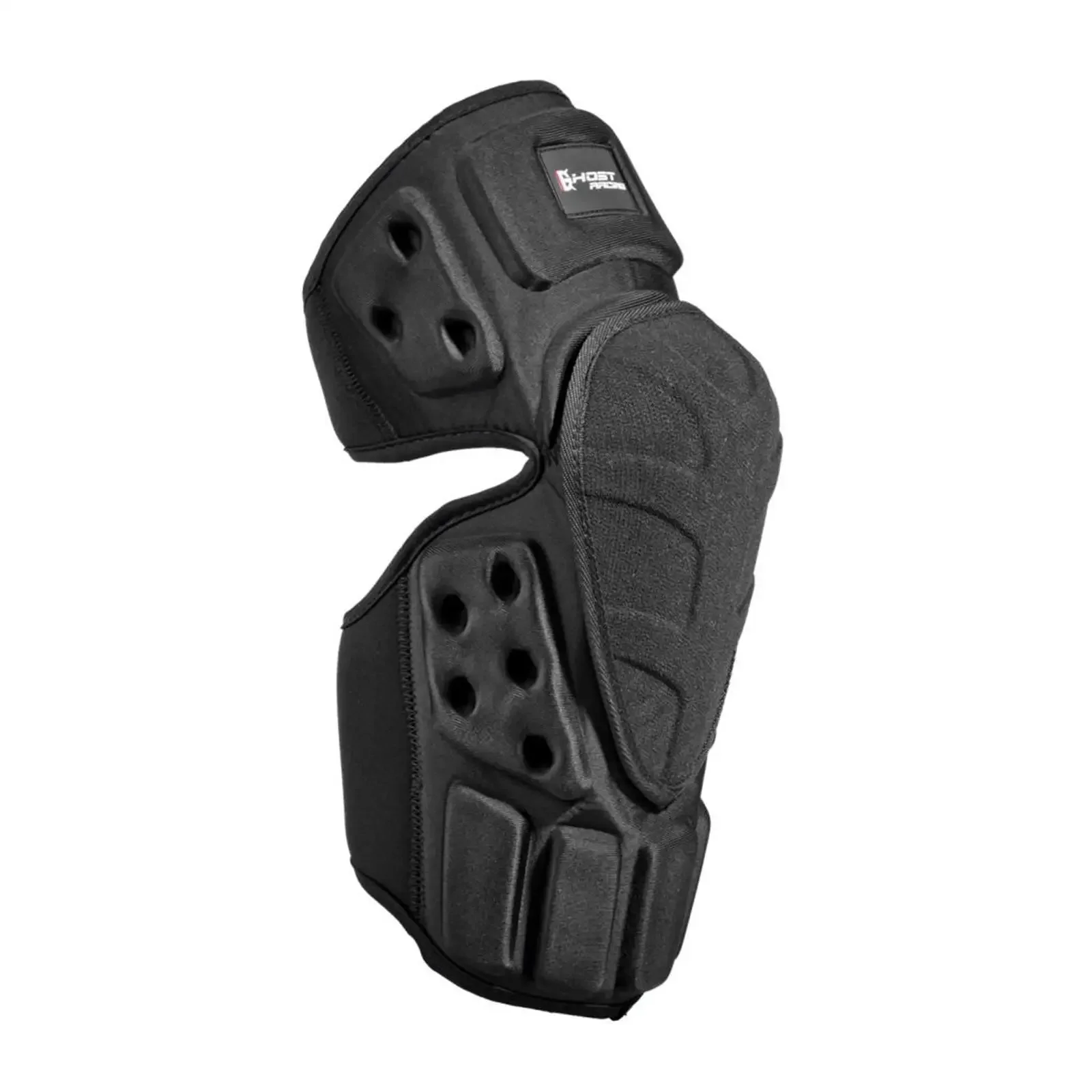 Kniebeschermers, Zwarte Beschermende Motorfiets Kneepad Motorcross Fiets Pads Beschermende Beschermers, Zwart