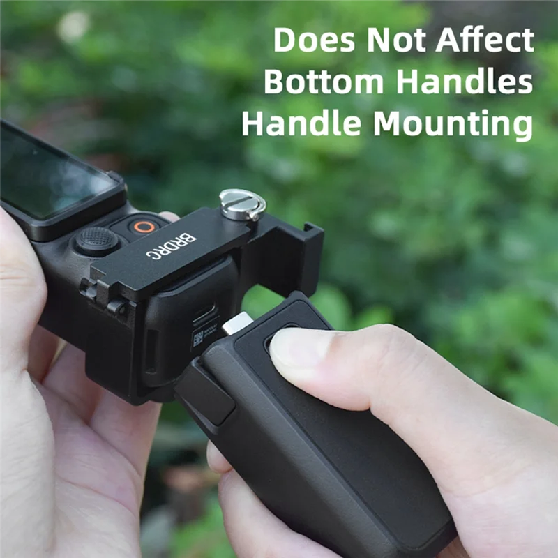 

Excellent-BRDRC Camera Adapter Mount For Osmo Pocket 3 Camera Expanding Adapter Expansion Frame Bracket Easy To Use