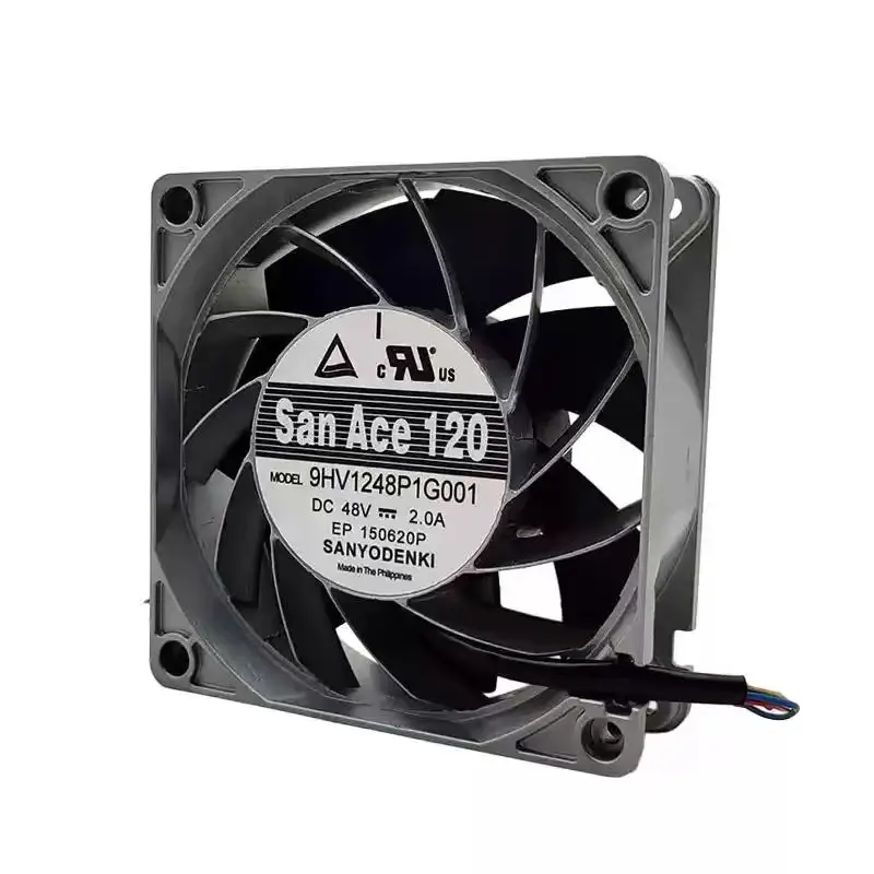 Original For Sanyo Denki San Ace 9HV1248P1G001 48V 2.0A 12038 120mm Aluminum Frame 4Pin PWM Telecom Server Cooling Blower Fan
