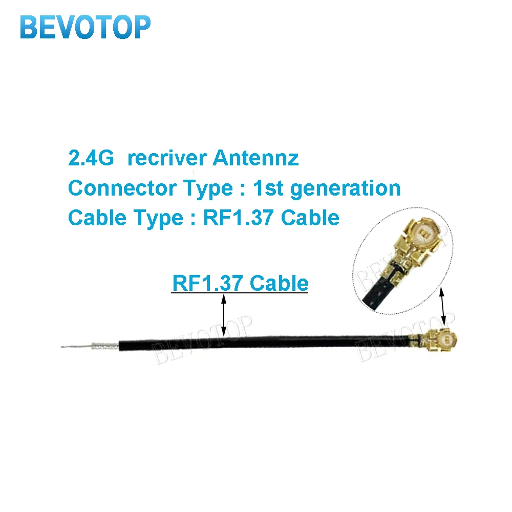 100PCS/LOT Single End U.fl IPX-1 Female to Solder Open End Cable RF1.37 Pigtail for WIFI 3G 4G 5G Antenna Extension Cord Jum