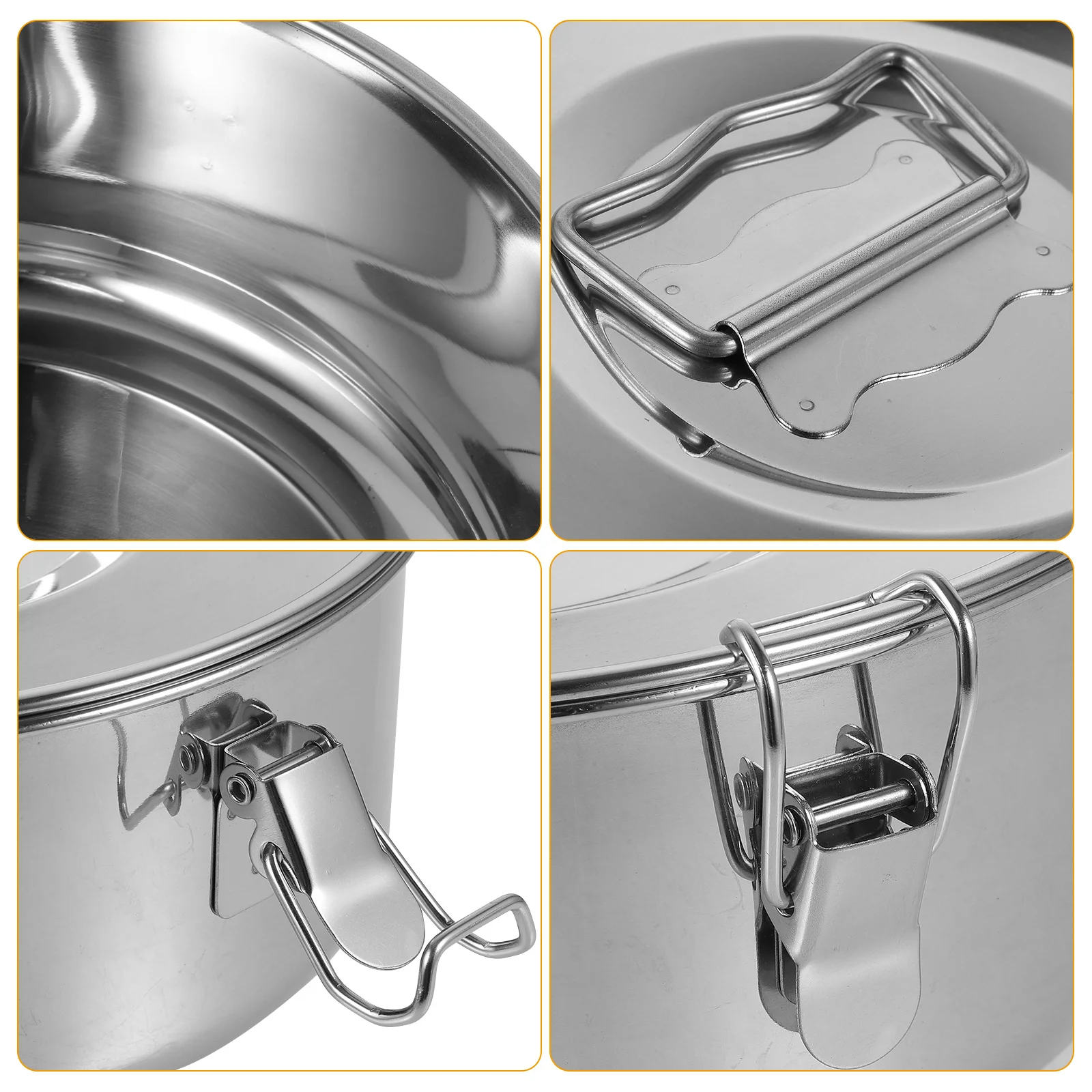 

Stainless Steel Steamer Pot For Flan Pudding Baking Multi-Use Kitchen Cookware Rice Fish Food Steaming Container