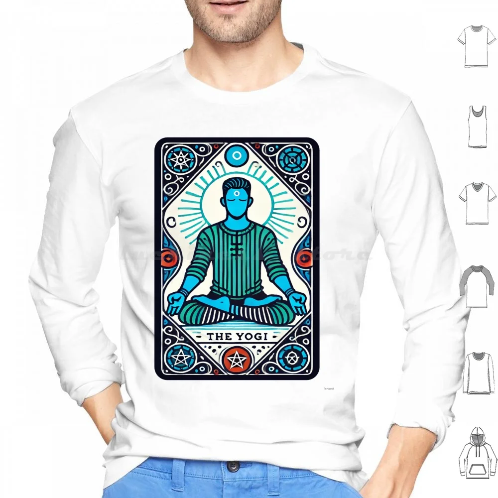 The Yogi Tarot 2 Hoodies Long Sleeve Best Yoga Unique Yoga Personalized Yoga Eco Friendly Yoga Gear Yoga Yoga Mats Yoga