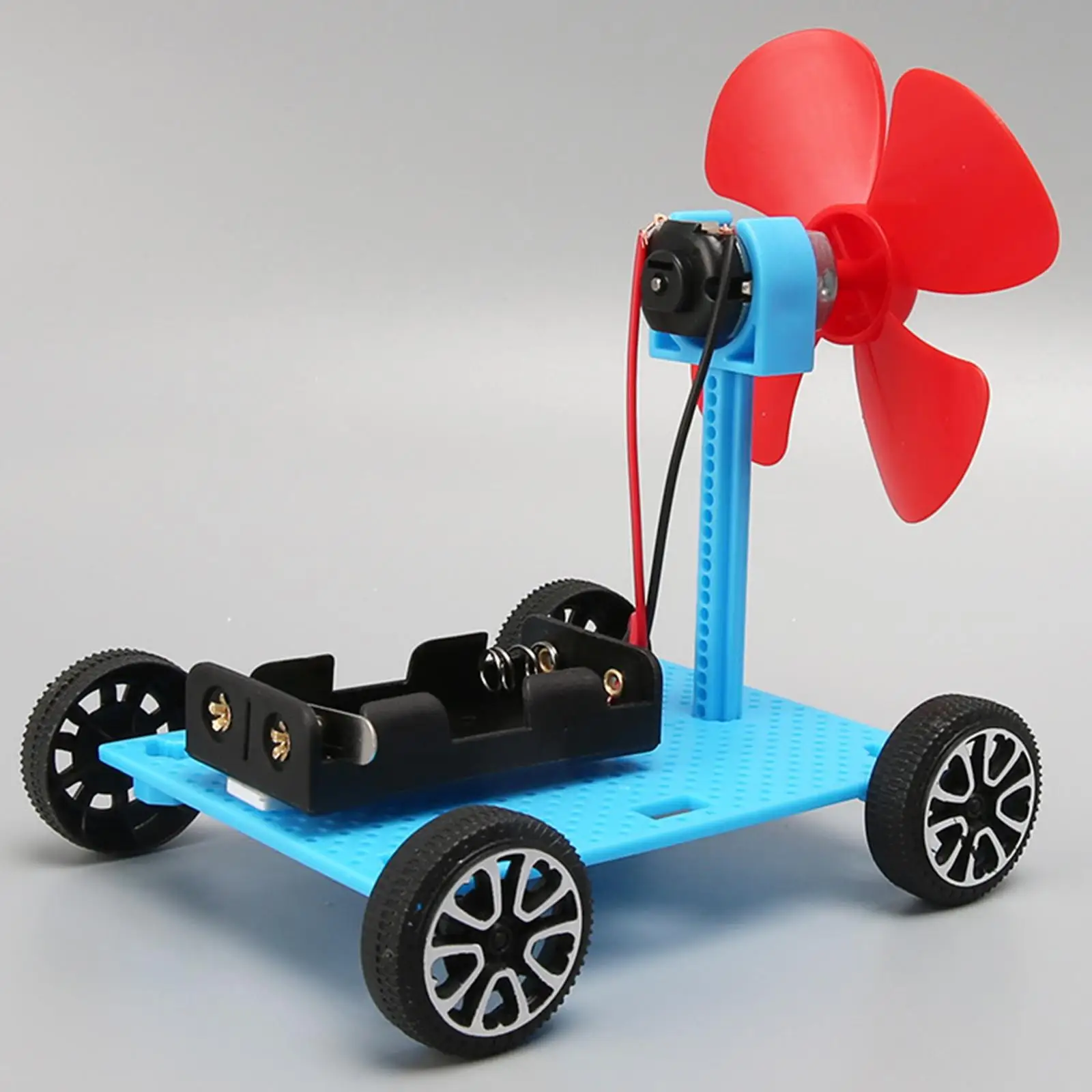 Modèle aérodynamique scientifique de voiture avec moteur et ventilateur, jouets de bricolage, garçons et filles, 8 ans, 9 ans, 10 ans, 11 ans, 12 ans