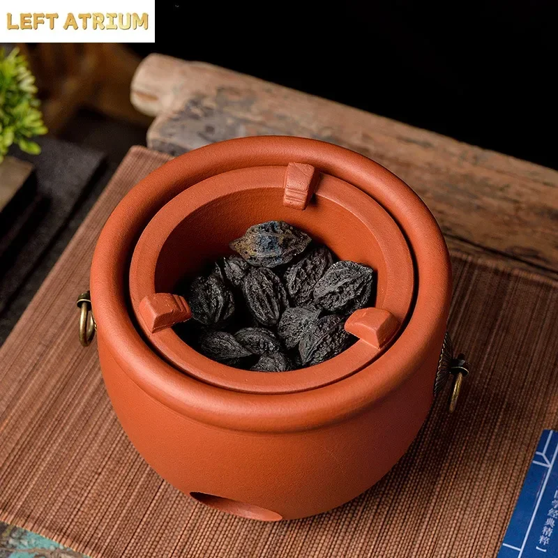 Charcoal teapot warmer Alcohol tea stove Portable Ceramic charcoal burner Kung fu tea Stove High temperature Clay Tea pot set