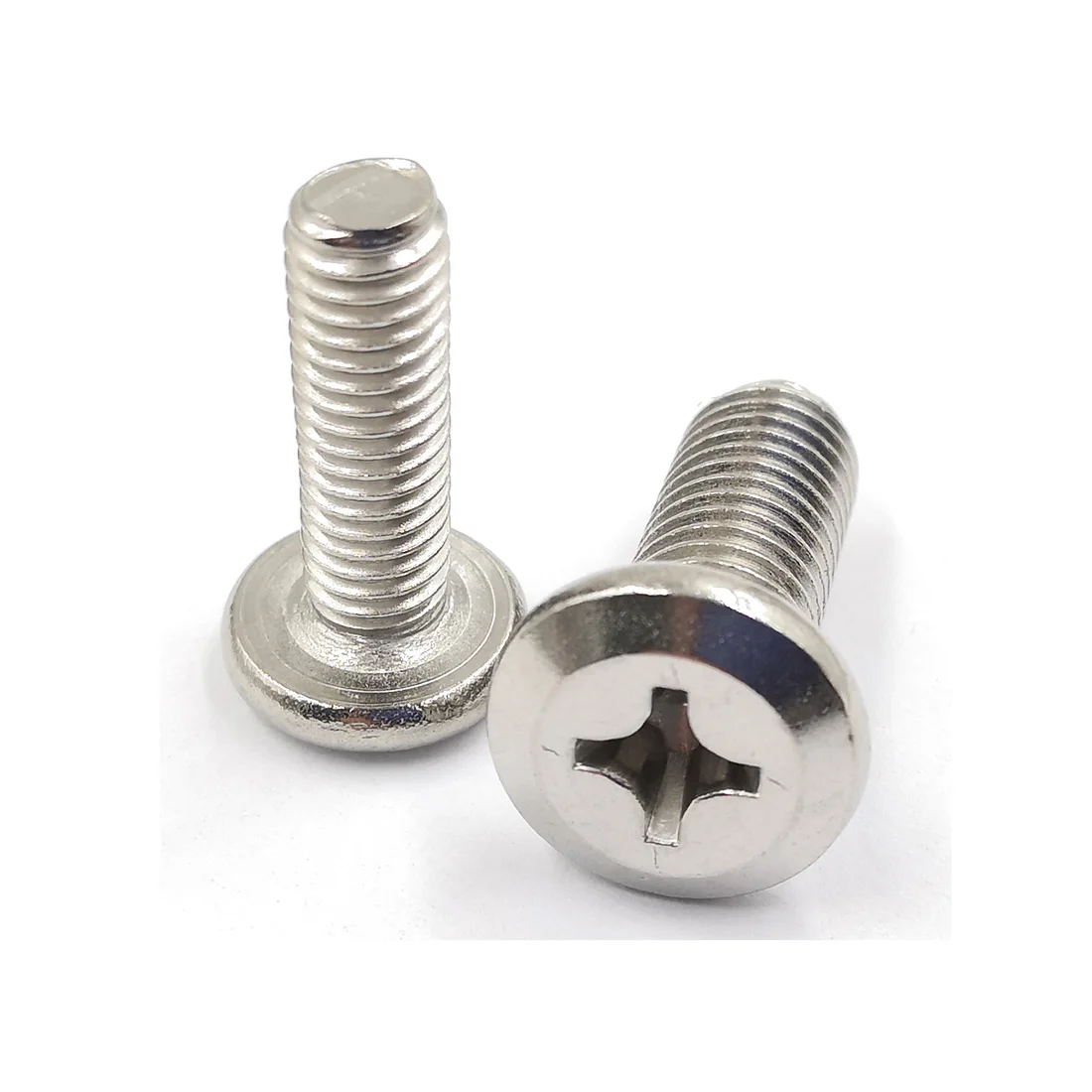 10-30pcs/bag M3/M4/M5 Phillips Drive Large Flat Head Furniture Connector Bolts, Shelf Screws, Joint Bolts 304 Stainless Steel