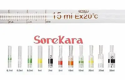 50ml Glass burette Measuring Pipette With coding gand Ring Graduated Dropper Lab Use