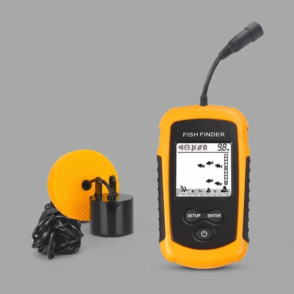 เครื่องหาปลาแบบพกพา ใช้มือถือไ - Fish Finder Kayak Portable บทวิจารณ์และราคา