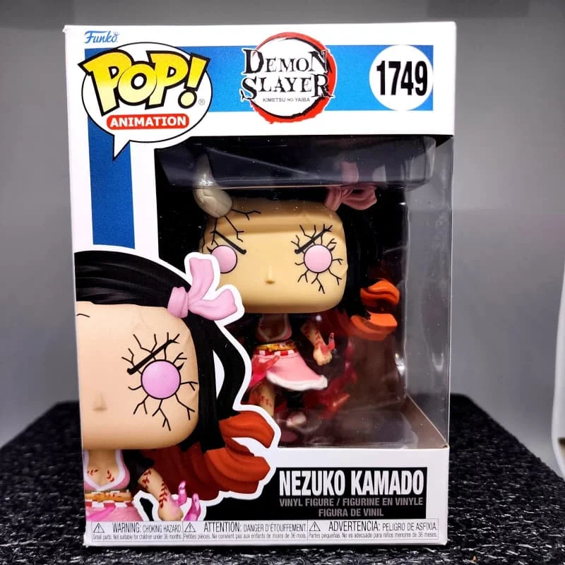 

Funko Pop Nezuko Kamado Demon Form Action Figure Anime Demon Slayer Vinyl Figure Cartoon Limited Edition Statue Doll Desk Decor