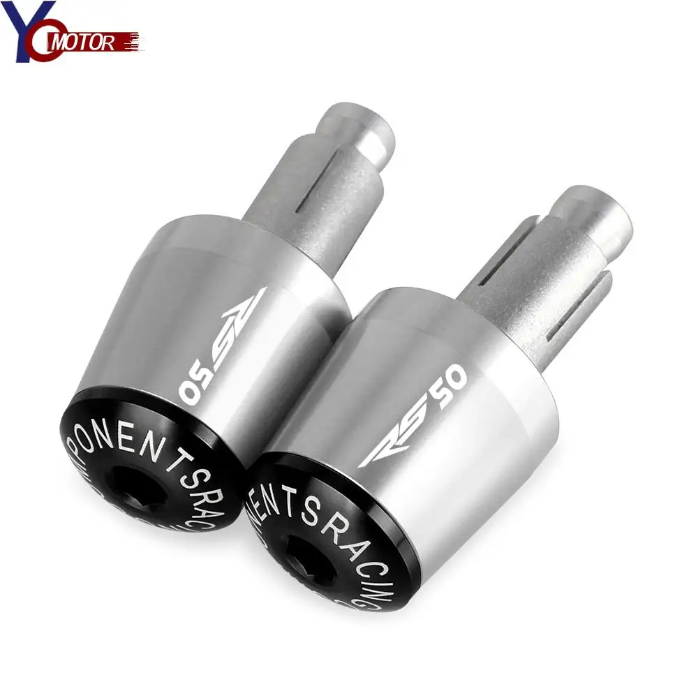 

For Aprilia RS50 Universal Motorcycle Handlebar Cap Hand Grips Bar End Plug 7/8'' 22 mm Aluminum motor handlebars grip ends Part