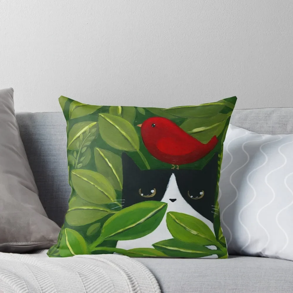 Bird Watching Throw Pillow Christmas Pillow Covers Pillow Cases Decorative