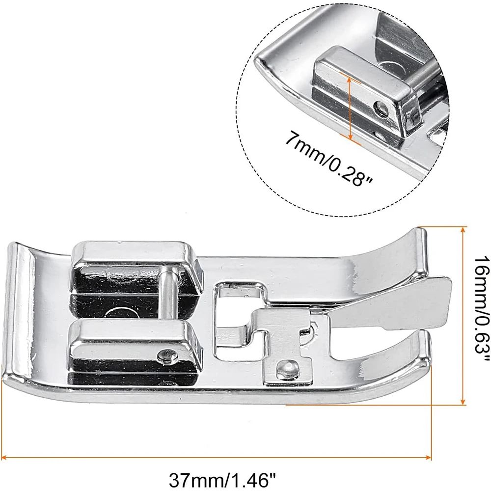 #7310C Overlock Overcast Presser Foot For Low Shank Snap-On Singer Brother Babylock Janome Sewing Machine Accessories