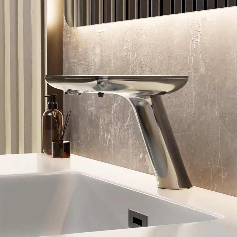 Smart 2 in 1 Toilet Commercial Induction Faucet Modern Design Style Hands-Free Sensor Automatic Water Single Hole No Contact