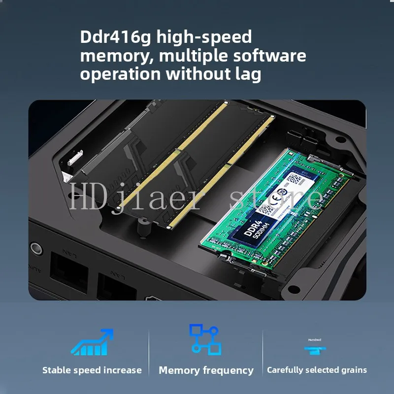 

S1 mini host with intelligent temperature display, micro mini computer N100 mini PC