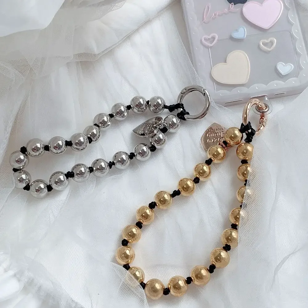

Phone Chain Love Heart Phone Lanyard Fashion Sweet Phone Wrist Strap Colorful Lovely Beaded Pendant Lanyard
