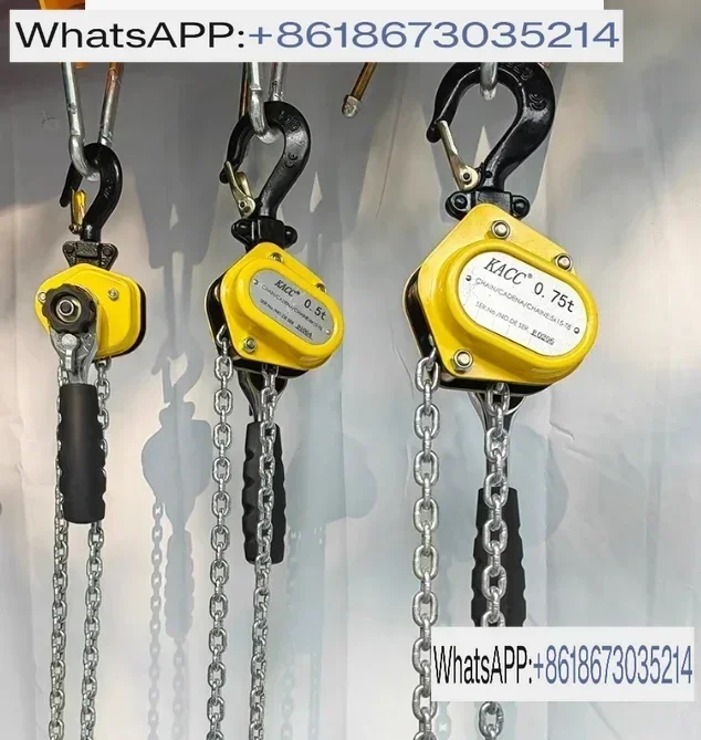 

0.25/0.5 Ton 1.5/3Meter Mini Hand Chain Hoist Hook Mount Capacity Lift Portable Manual Lever Block Lifting Hand-cranked Gourd