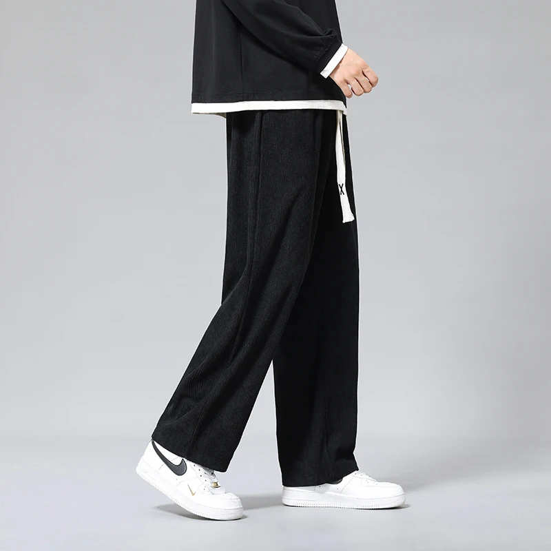 Thin Casual Wide-leg Pants Hang Sense Fashion Handsome Classic Multi-match Durable Fabric Comfortable Breathable Casual Pants