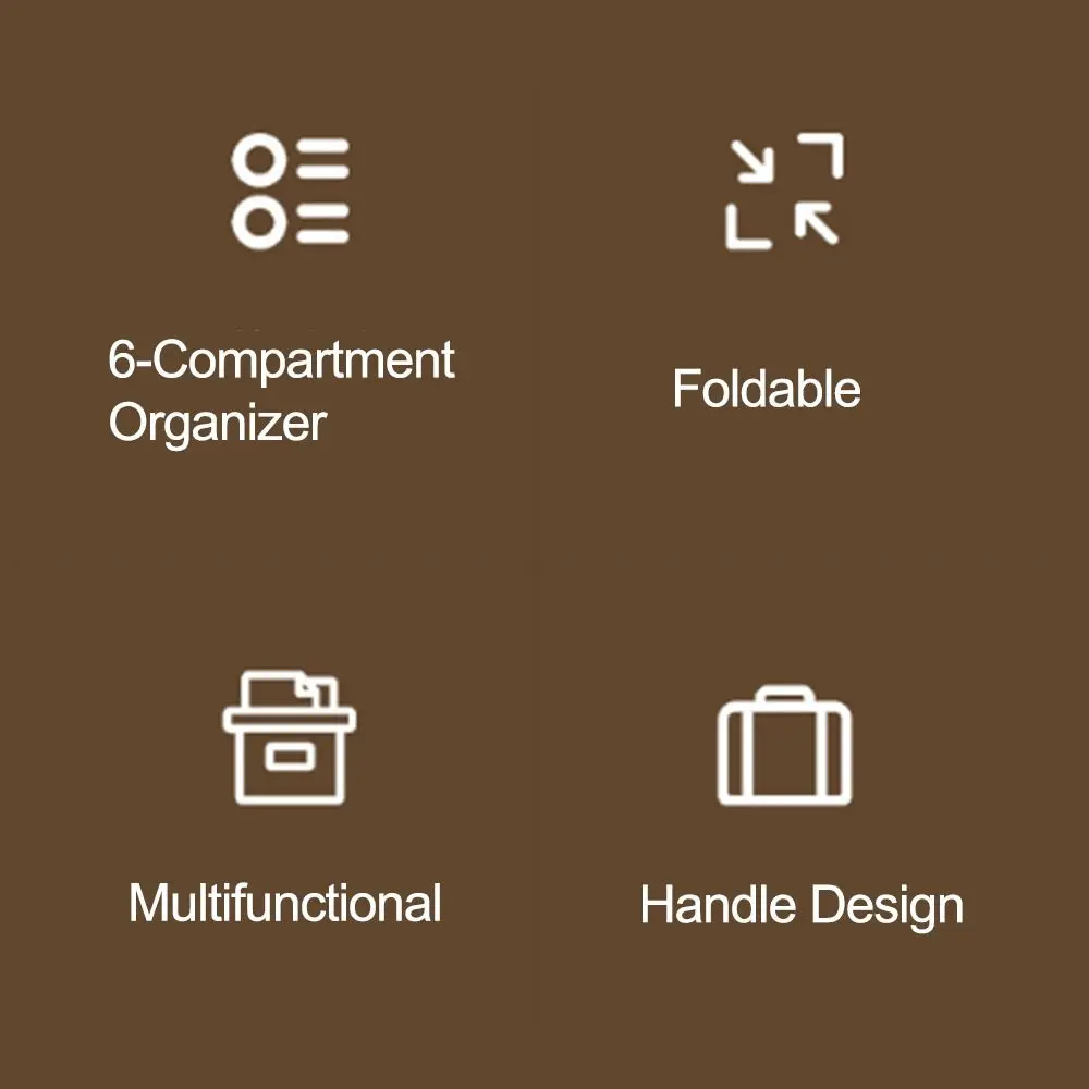 

Portable Wall Hanging File Organizers A4 Large Capacity Expanding File Folder Wear Resistant Letter Size