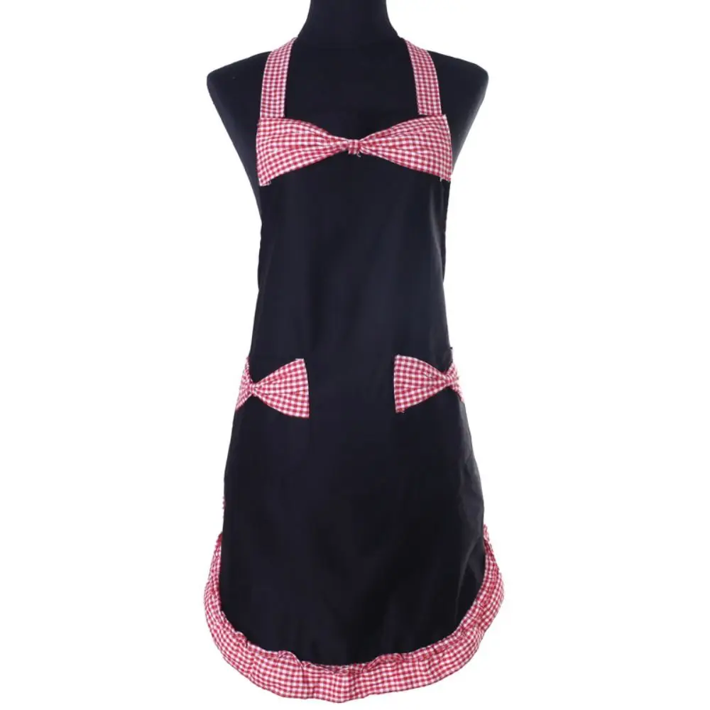 

Korean Breathable Princess Aprons Anti fouling Home Cleaning Accessories Kitchen Cooking Smock Coffee House Aprons
