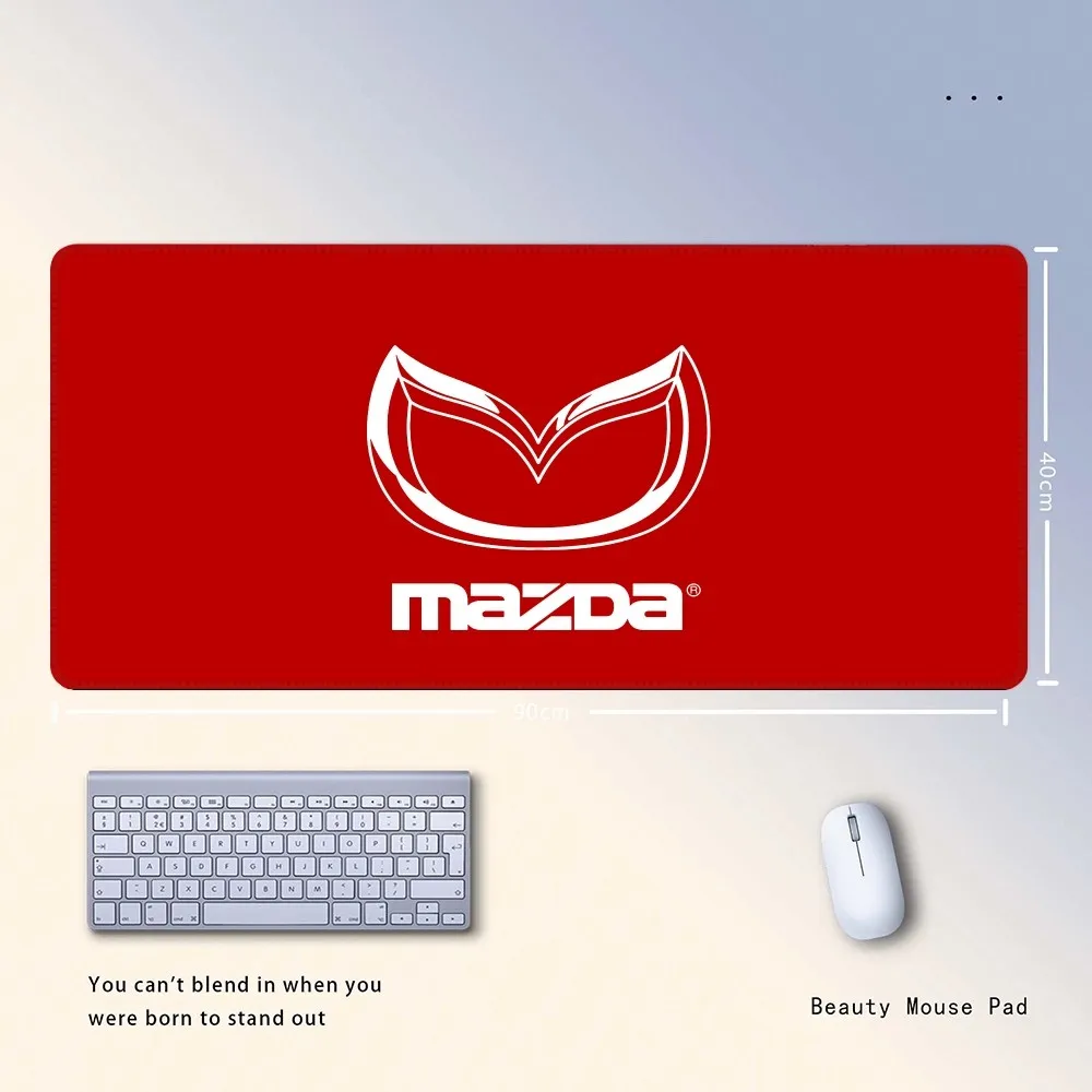 Mazdas Racing Car Mousepad Gaming 400x900 Locking Edge Big Gamer Large Rubber Art Computer Mousepad Laptop Desk Mat