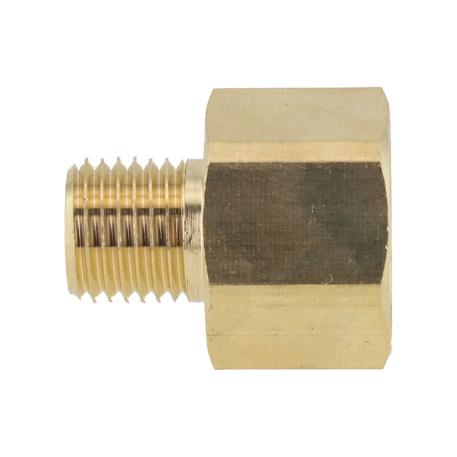 Brass Pressure Washer Adapter with M22 Female Inlet and 14mm Male Outlet for Hose Connection and System Flow Management