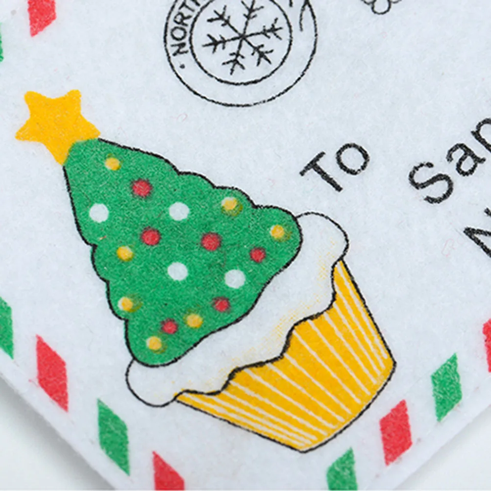

Christmas Envelope Festival Ornaments Candy Bags Biscuit Santa Claus Printing Envelopes for Hanging Decoration
