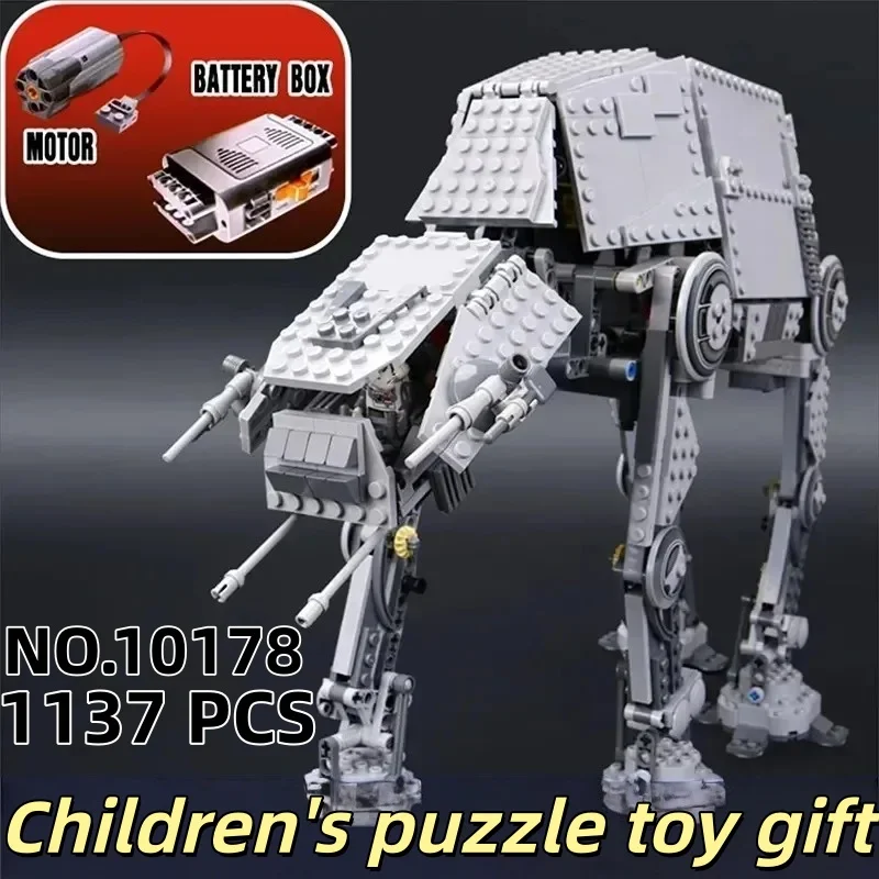 2026 NUOVO Con Motore 1137 PCS 05050 Motorizzato 10178 Walking AT-AT Modello Building Set Blocchi di Mattoni Giocattoli Per Bambini Regali Di Compleanno