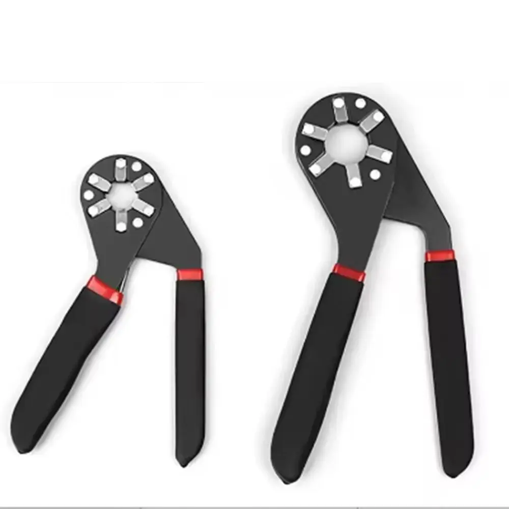 

6/8 Inch Outer Hexagonal Wrench Clampable Adjustable Movable Hexagonal Spanner Anti Slip Handle Multi-purpose Magic Wrench