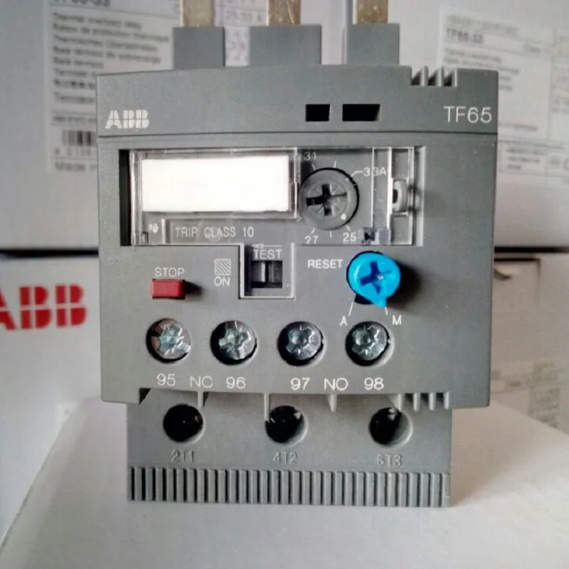 ABB TF65 thermal overload relays TF65-28   TF65-33  TF65-40  TF65-47  TF65-53  TF65-60  TF65-67