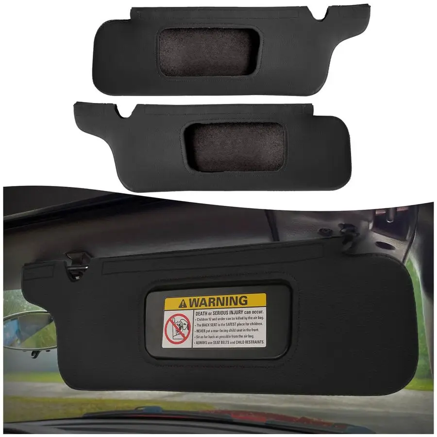 

Защитный чехол для солнцезащитного козырька Ford Mustang 1994-2004, виниловая кожаная отделка, защита от царапин, для левой и правой стороны, антицарапинное покрытие