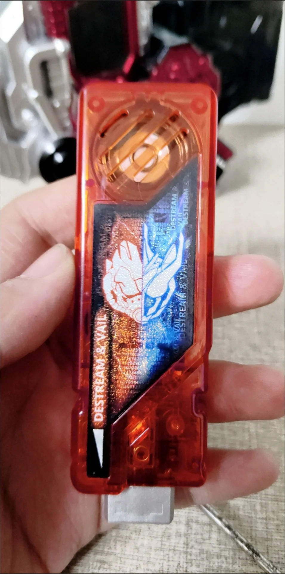 Nuevo Revice Vail Destream Memory Kamen Rider DX line memory Ark 01 modelo regalo juguete recargable de modo dual con pantalla de visualización