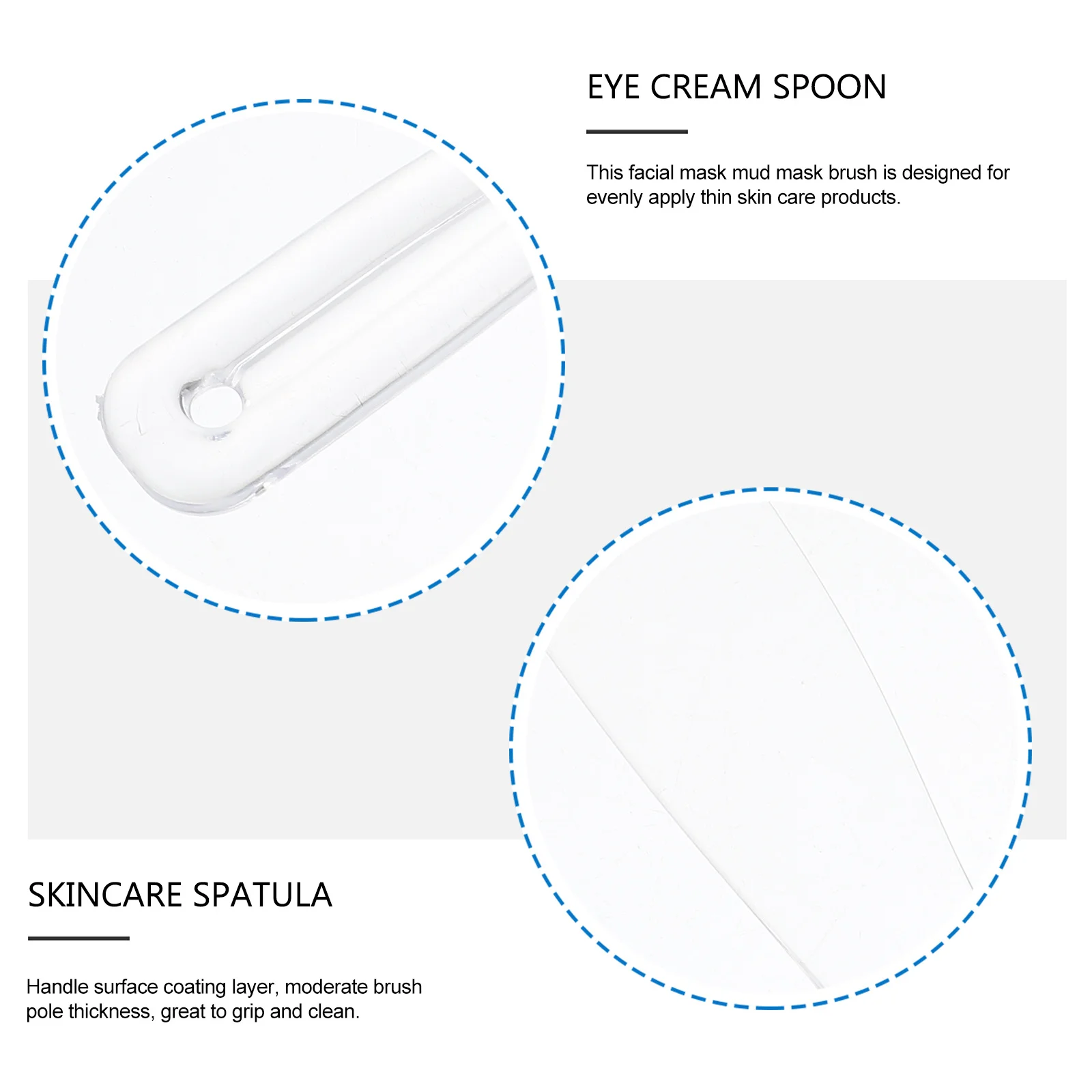 Spatola per miscelazione maschera per bellezza viso 5 pezzi Spatola per crema per il viso Spatola per applicatore maschera per la cura della pelle