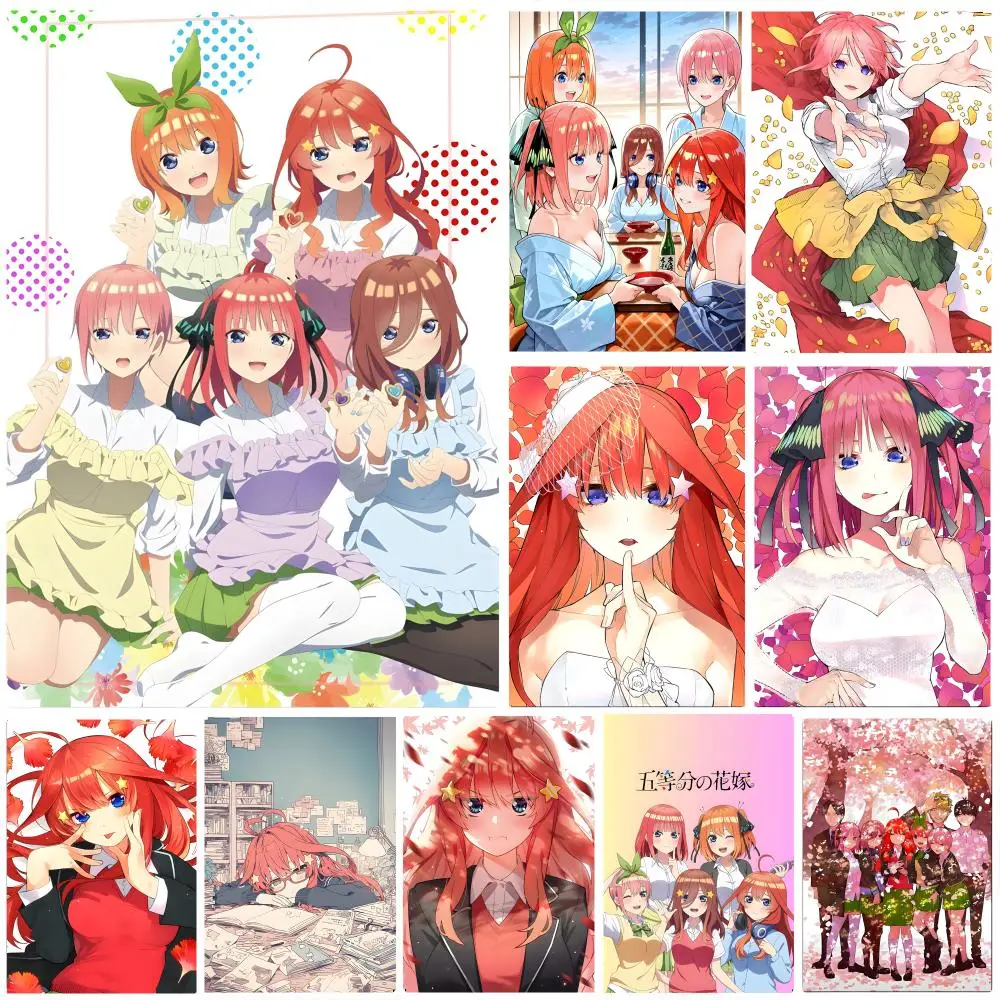 Poster für Schlafzimmer, Heimdekoration, Kunstposter, perfektes Geschenk für Familie und Freunde. Q-Quintessential Q-Quintuplets
