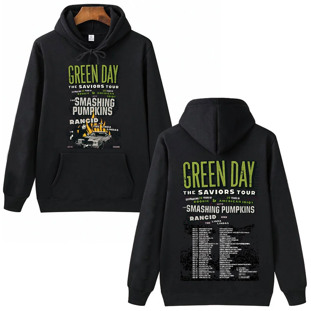 Green Day Saviors Hoodie Man Woman Harajuku Hip Hop Pullover Tops Sweatshirt Fans Gift