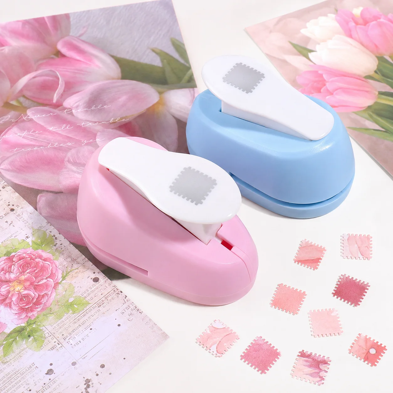 

Stamp Pattern Paper Punch, Portable Hole Puncher for Crafts, Scrapbooking Supplies, DIY Card Making & Paper Crafting Tool