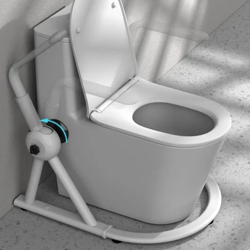 

Toilet Safety Rail Grab Bar for Elderly Foldable Adjustable Height Sturdy Metal Support Rail Bathroom Handicap Disabled Commode