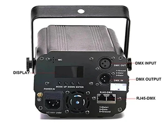F2800A stage projector, Bluetooth remote control, birthday and wedding party budget