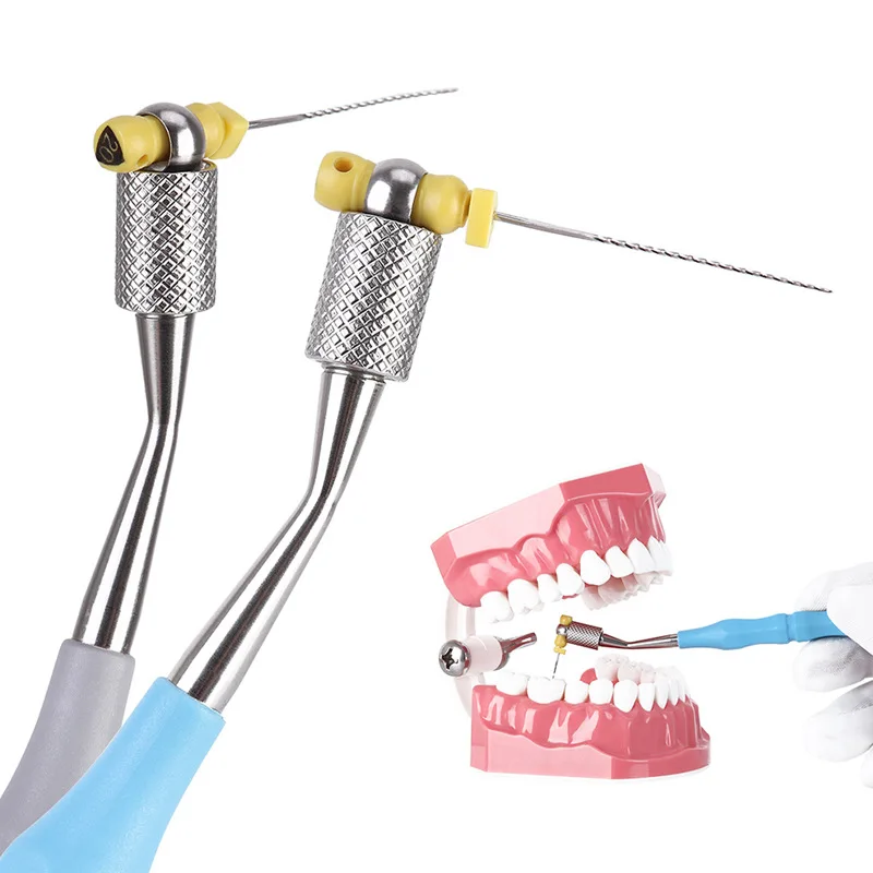 

Dental Root Canal File Holder Manual File Holder Handle, Aluminum Alloy Material, Dental Instrument, Heat Resistant Up To 200°C