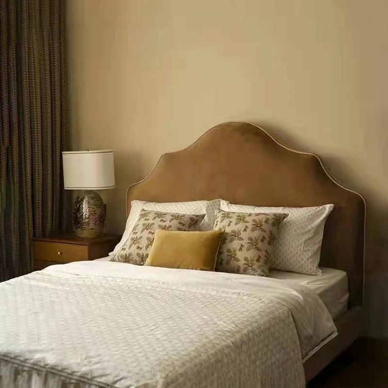 

American fabric soft bag high back furniture bedroom small apartment double 1.51.8 meters