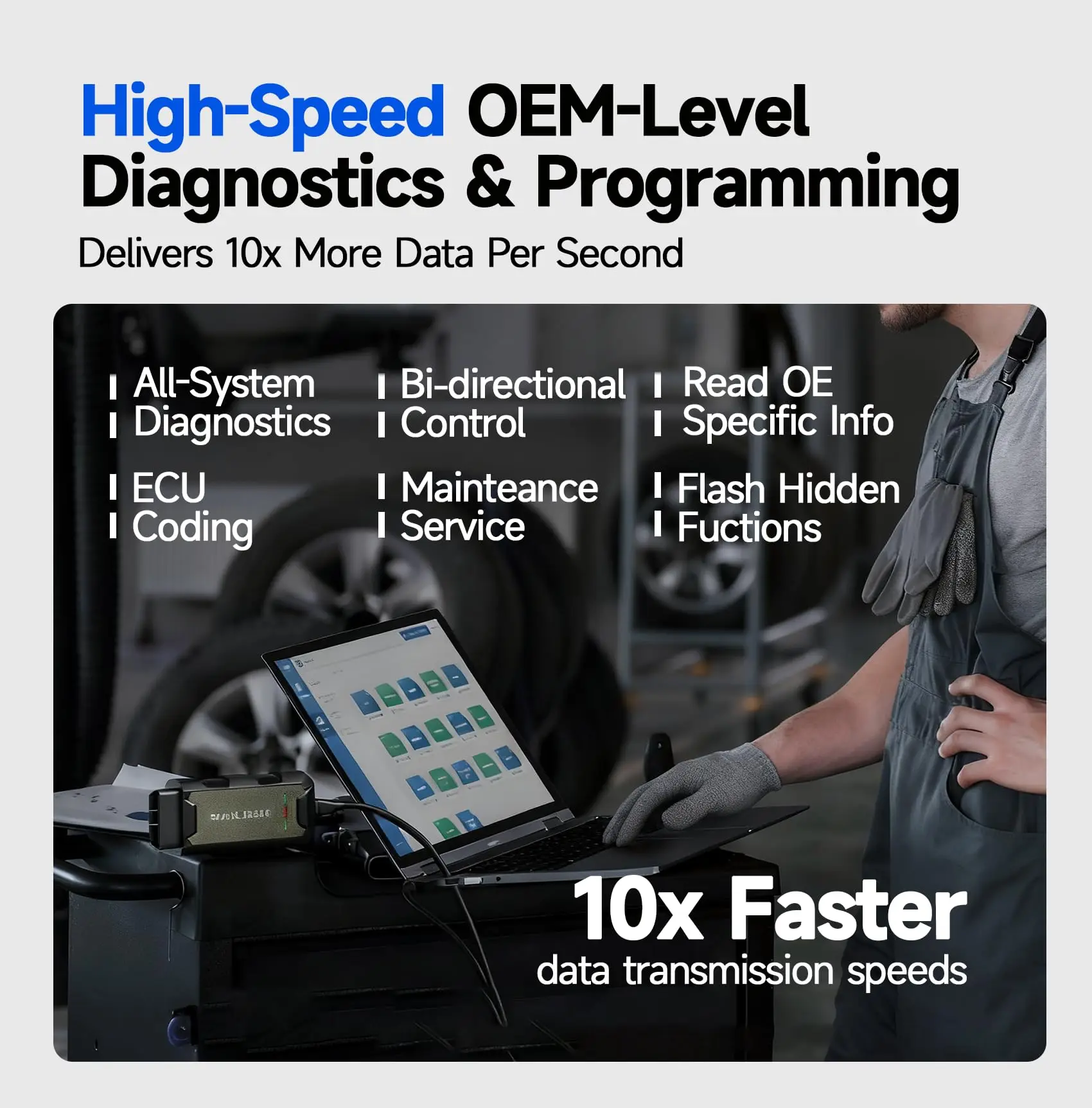 TOPDON RLink J2534 Pass-Thru Programmer OEM Diagnostic Tool Support CAN-FD/DoIP/J2534/D-PDU 18+ Brands For Auto Repair view 4