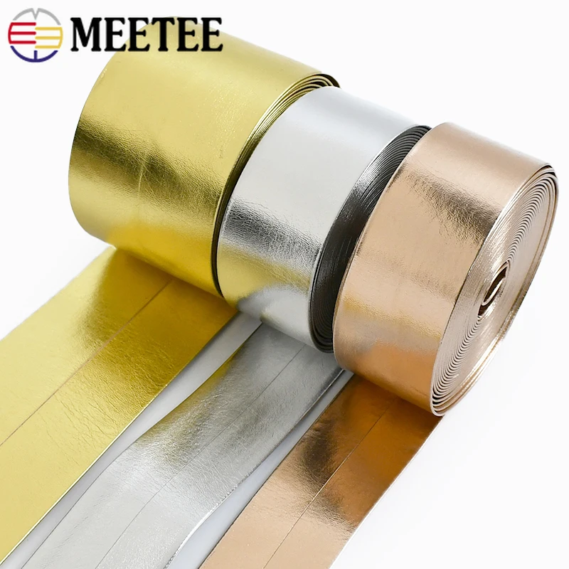 

5M 5-50mm Synthetic PU Leather Webbing Cord Hemming Ribbon Clothing Rope Jewelry Bows Ropes Bag Binding Cords Sewing Accessories