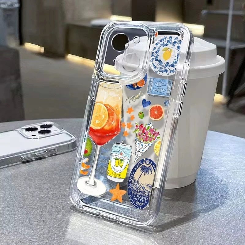 

Summer Theme Phone Case For Samsung Galaxy S26 S23 S24 S22 S25 Ultra Plus Shockproof Cover For Galaxy S25+ S24+ S23+ S26+ Fundas